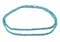 The Bead Chest Blue Turquoise-Style Faceted Afghan Stone Beads 6x4mm Afghanistan 15 Inch Strand